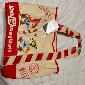 Disney Red and Cream Character Tote